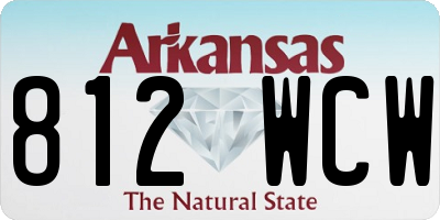 AR license plate 812WCW