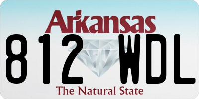 AR license plate 812WDL