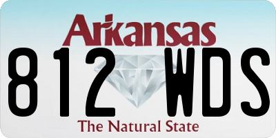 AR license plate 812WDS