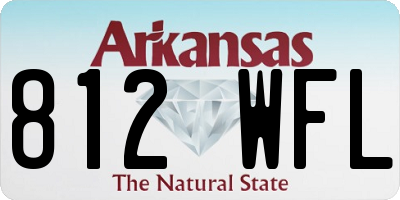 AR license plate 812WFL