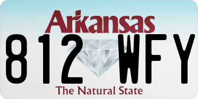 AR license plate 812WFY