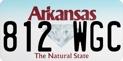AR license plate 812WGC