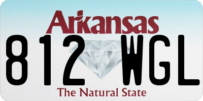 AR license plate 812WGL