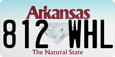AR license plate 812WHL