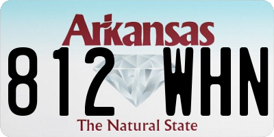 AR license plate 812WHN