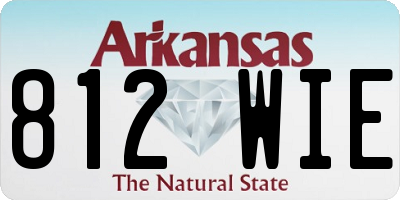 AR license plate 812WIE