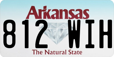 AR license plate 812WIH
