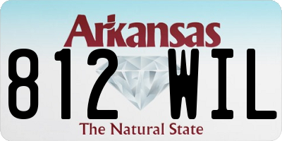 AR license plate 812WIL