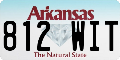 AR license plate 812WIT