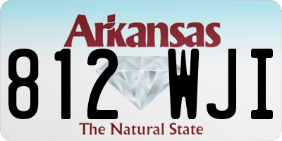 AR license plate 812WJI