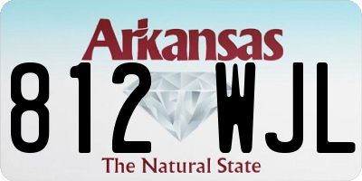 AR license plate 812WJL