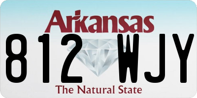 AR license plate 812WJY