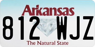 AR license plate 812WJZ