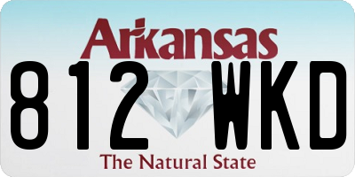 AR license plate 812WKD