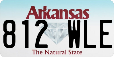 AR license plate 812WLE