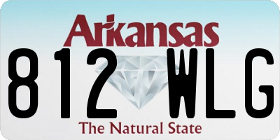 AR license plate 812WLG