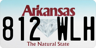 AR license plate 812WLH