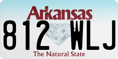 AR license plate 812WLJ