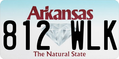 AR license plate 812WLK