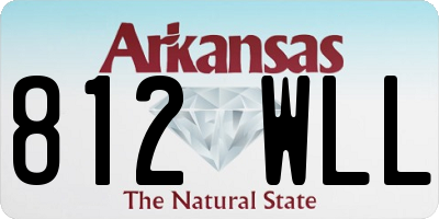 AR license plate 812WLL