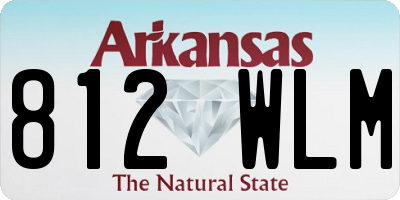 AR license plate 812WLM
