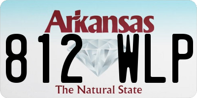 AR license plate 812WLP