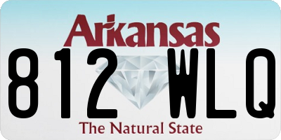 AR license plate 812WLQ