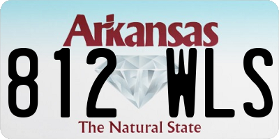 AR license plate 812WLS