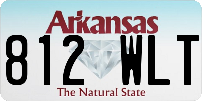 AR license plate 812WLT