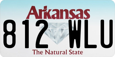 AR license plate 812WLU