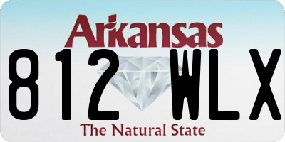 AR license plate 812WLX