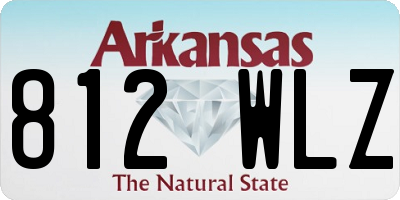 AR license plate 812WLZ
