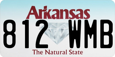 AR license plate 812WMB