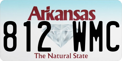AR license plate 812WMC