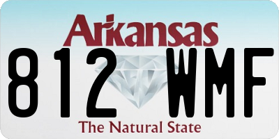 AR license plate 812WMF