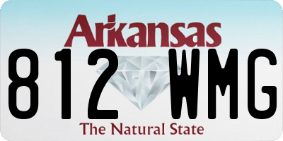 AR license plate 812WMG