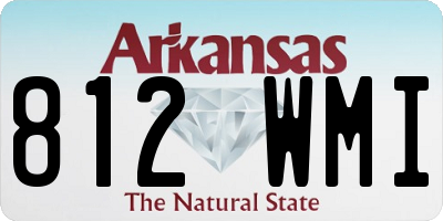 AR license plate 812WMI