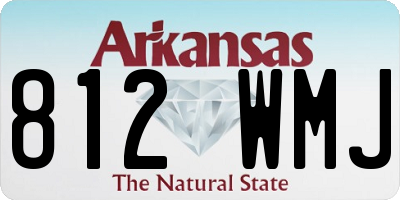 AR license plate 812WMJ