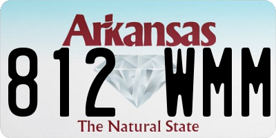 AR license plate 812WMM