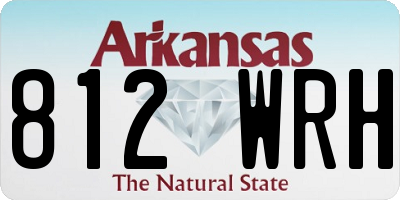AR license plate 812WRH
