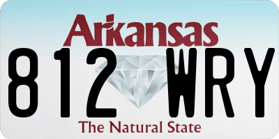 AR license plate 812WRY
