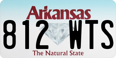 AR license plate 812WTS