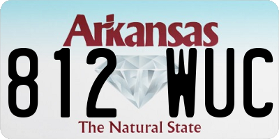 AR license plate 812WUC