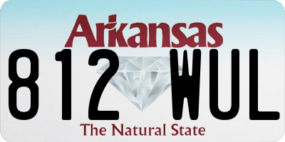 AR license plate 812WUL