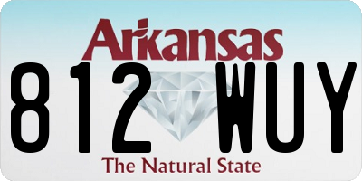 AR license plate 812WUY