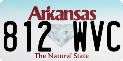 AR license plate 812WVC