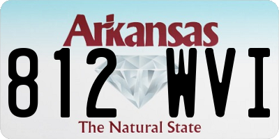 AR license plate 812WVI