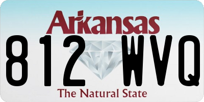 AR license plate 812WVQ