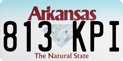 AR license plate 813KPI