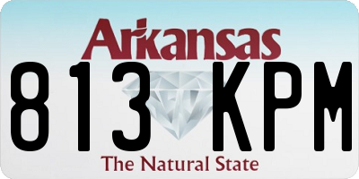 AR license plate 813KPM